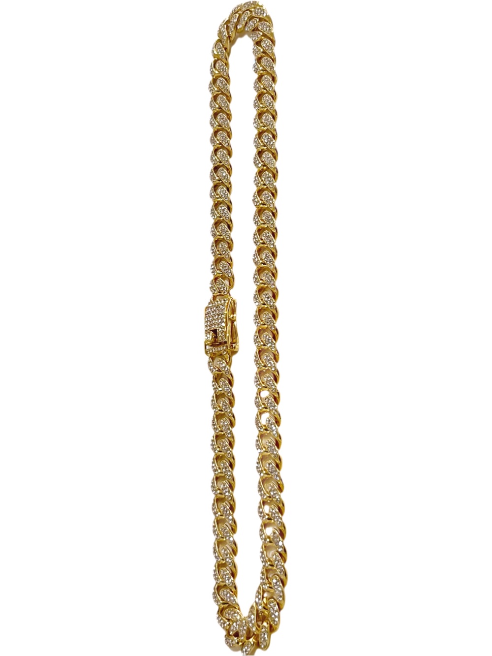 ⭐️ Iced Cuban Link Chain • Gold Finish • New ⭐️